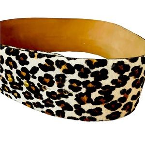 ANN TAYLOR Calf Hair Belt / M